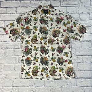 H&M x SpongeBob Relaxed Fit Short Sleeve Button Down